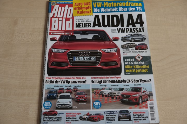 Deckblatt Auto Bild (17/2012)